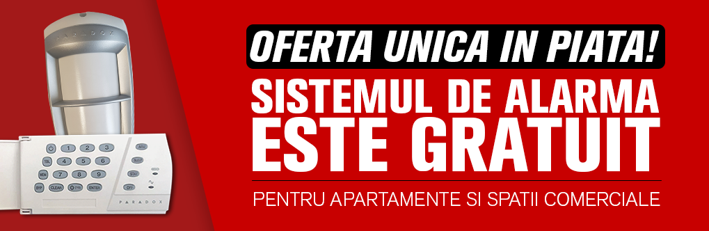 Sistemul de alarma este GRATUIT